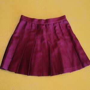 Los Angeles Apparel Pleated Miniskirt